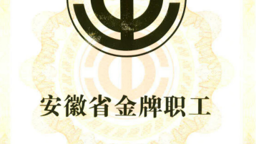 喜报！我院侯咪咪老师被认定为安徽省金牌职工